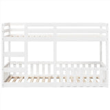 Bunk Bed White 80x200 cm Solid Wood Pine 3308587