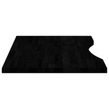 Desk Top Dark Brown 80x60x2.5 cm Solid Wood Oak Rectangular 4009032