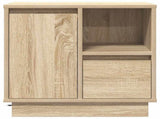 Bedside Cabinet with Drawer 2 pcs Sonoma Oak 50 x 34.5 x 50 cm 869583