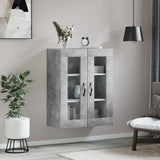 Wall Mounted Cabinet Concrete Grey 69.5x34x90 cm Engineered Wood 834990