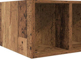 Bed Frame with Storage Old Wood 80 x 200 cm Engineered Wood 3429560