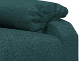 Recliner Chair Dark Green Fabric 342456