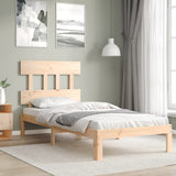 Bed Frame without Mattress 90x200 cm Solid Wood Pine 3193581