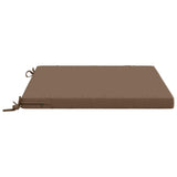 4-Piece Seat Cushions SOEST 4 pcs 100% Polyester Taupe 944822