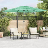 Garden Parasol with Steel Pole Green 248x248x248 cm 4005091