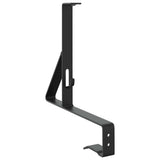 Snow Guard Support 6 pcs Black 29.5 x 3 x 34.5 cm Steel 42028469