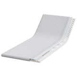 Mattress Topper White 80 x 200 x 6 cm Jaquard Fabric 4106188