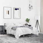 ZNTS Bed Frame without Mattress Black 120x200 cm 3280037