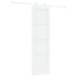 Sliding Door White 61 x 198.5 cm Solid Pine Wood 3333381