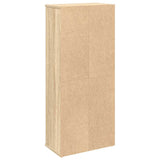 Bathroom Cabinet with Roll Holder Sonoma Oak 39x22x90 cm 858526