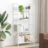 4-Layer Book Shelf White 60x27.6x124.5 cm Engineered Wood 288224