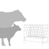 Livestock Feeder Black 100 x 60 x 90 cm Cold-Rolled Steel 874657