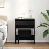 Dressing Table Black oak 60 x 40 x 75 cm Engineered wood 868872
