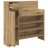 Shoe Cabinet Artisan Oak 100.5 x 28 x 100 cm Engineered Wood 871387