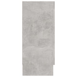 Vitrine Cabinet Concrete Grey 120x30.5x70 cm Engineered Wood 802790