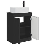 Bathroom Vanity with Sink Black 54 x 35 x 83 cm Engineered Wood 890159