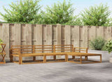 Outdoor Sofa Set 4 pcs Natural Solid Acacia Wood 3367402