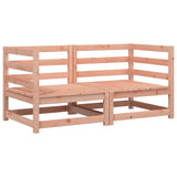 Garden Sofas Corner 2 pcs 70x70x67 cm Solid Wood Douglas 837912