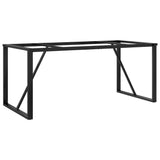 ZNTS Dining Table Legs O-Frame 180x80x73 cm Steel 357889