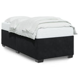 Bed Frame without Mattress Black 90x190 cm Single Velvet 3284603