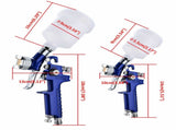 2 x HVLP Spray Gun Kit Air Gravity Feed Vehicle Car Paints1.4MM 0.8MM Nozzle 30065013
