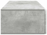 Wall-Mounted TV Cabinet Concrete Grey 98 x 41 x 30 cm 898528