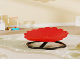 Flower-Shaped Sensory Spinning Chair with Non-Slip Base for Balance/Coordination, Red T3398P378987