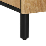 Side Cabinet 90x33x75 cm Solid Wood Mango 356919
