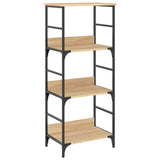 Bookshelf Sonoma Oak 50x33x117.5 cm Engineered Wood 835270