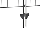 Garden Decorative Fence 4 Panels 44in x 12ft Metal Wire Landscape Border Edging T3398P315396