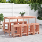 9 Piece Garden Bar Set Solid Wood Douglas 3157762