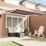 Automatic Retractable Awning Brown 300x250 cm 3215708