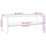 Tv Cabinet White Engineered wood TV Cabinet Rectangular 800045