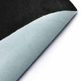 Real Cowhide Rug Black and White 180x220 cm 376702