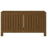 Garden Storage Box Honey Brown 115x49x60 cm Solid Wood Pine 823839