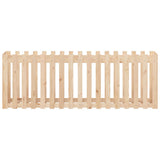 Garden Raised Bed with Fence Design 200x50x70 cm Solid Wood Pine 832512