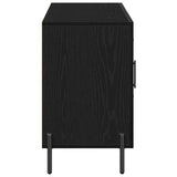 Sideboard Black Oak 100 x 36 x 60 cm Engineered Wood 862958