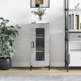 Sideboard Concrete Grey 34.5x34x90 cm Engineered Wood 828808