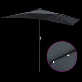 Garden Parasol Anthracite 294 x 150 x 224 cm 42003269