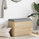 Storage Bench Sonoma Oak 62x42x45 cm Engineered Wood 835042