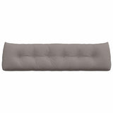 Back Pillow Taupe 180 x 24 x 50 cm Fabric 42014563