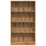 ZNTS Bookcase Artisian Oak 80x24x143 cm Engineered Wood 857852