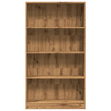 Bookcase Artisian Oak 80x24x143 cm Engineered Wood 857852