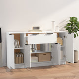 Sideboards 3 pcs White Engineered Wood 3115828