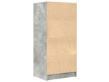 Highboard with Drawer Concrete Grey 45.5 x 34 x 127 cm 869365