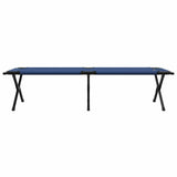 Folding Camping Bed Folding Manual Blue Oxford fabric 42003174