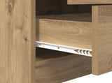 Desk with Drawer with Shelf with Storage 2 pcs Artisan Oak 3337336