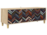 TV Cabinet OMMEN 102 x 33 x 50 cm Sonoma Engineered Wood 8007079