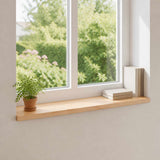 Window Sills 2 pcs Natural 100 x 15 x 2 cm Solid Beech Wood 42048130