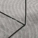 Rug IZA Short Pile Scandinavian Look Grey 160 cm 375460